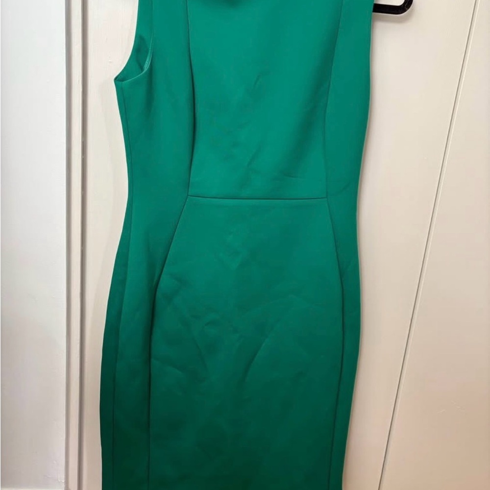 Calvin Klein Vibrant Green Midi Dress